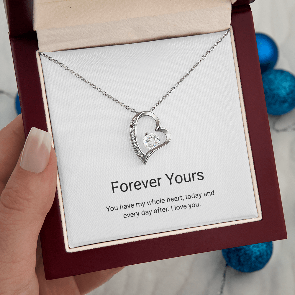 Forever Love Heart Necklace — Forever Yours