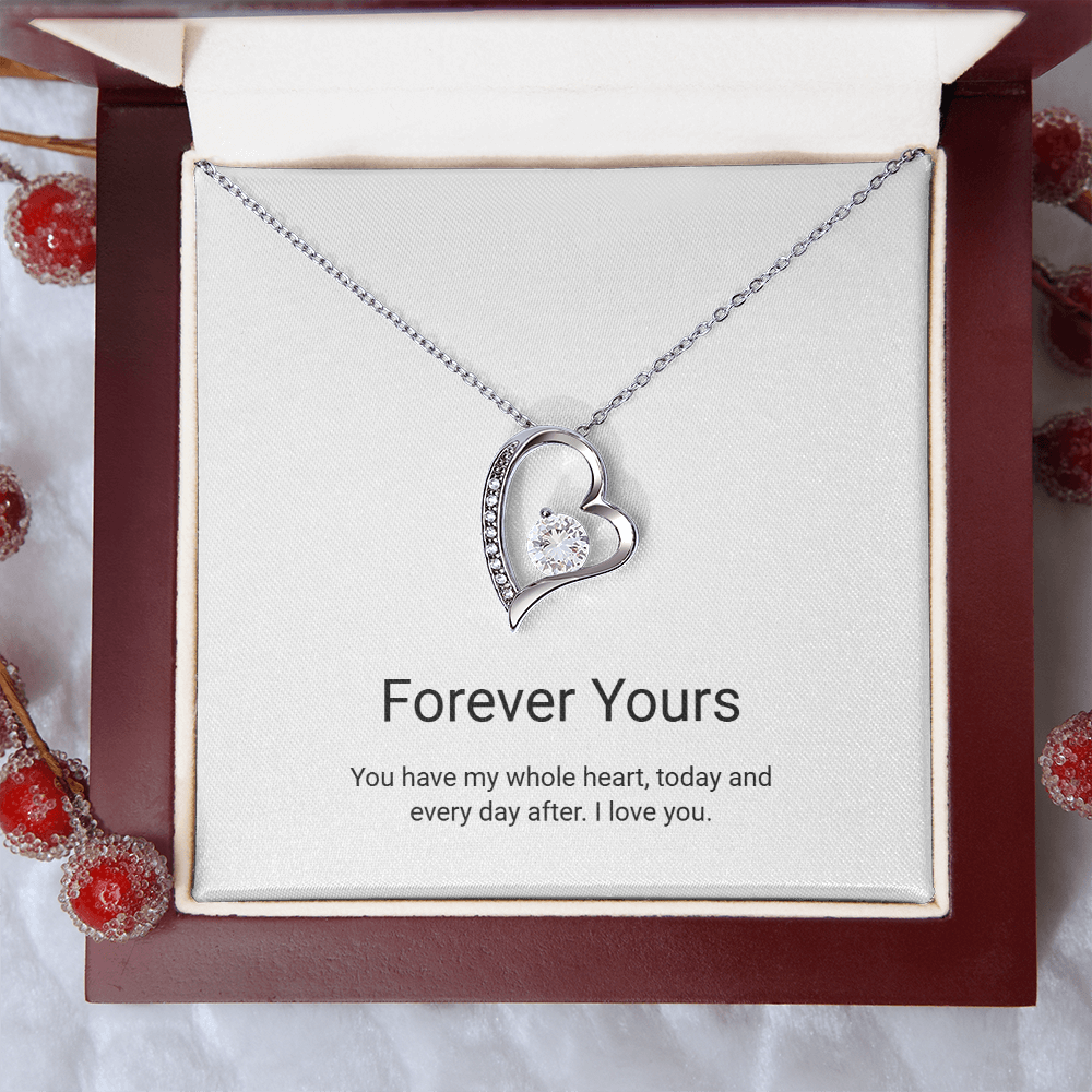 Forever Love Heart Necklace — Forever Yours