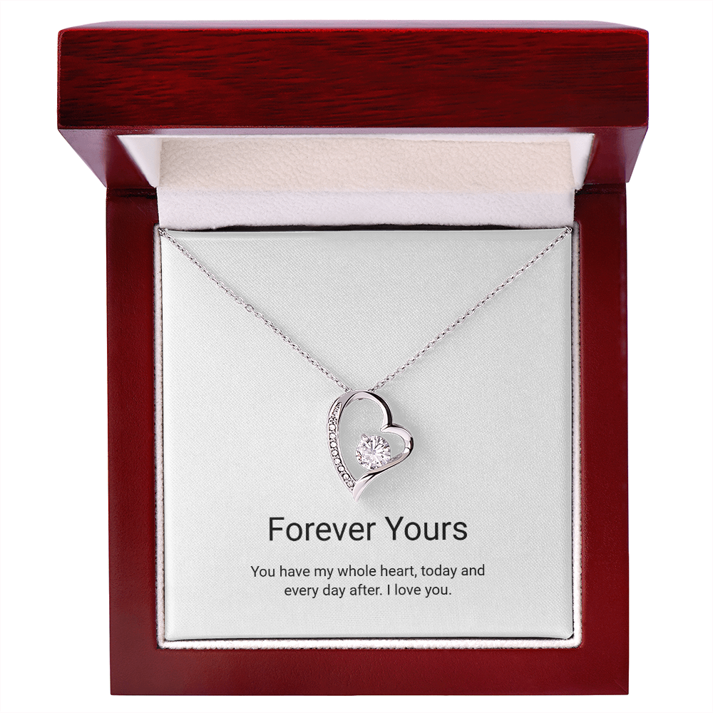 Forever Love Heart Necklace — Forever Yours