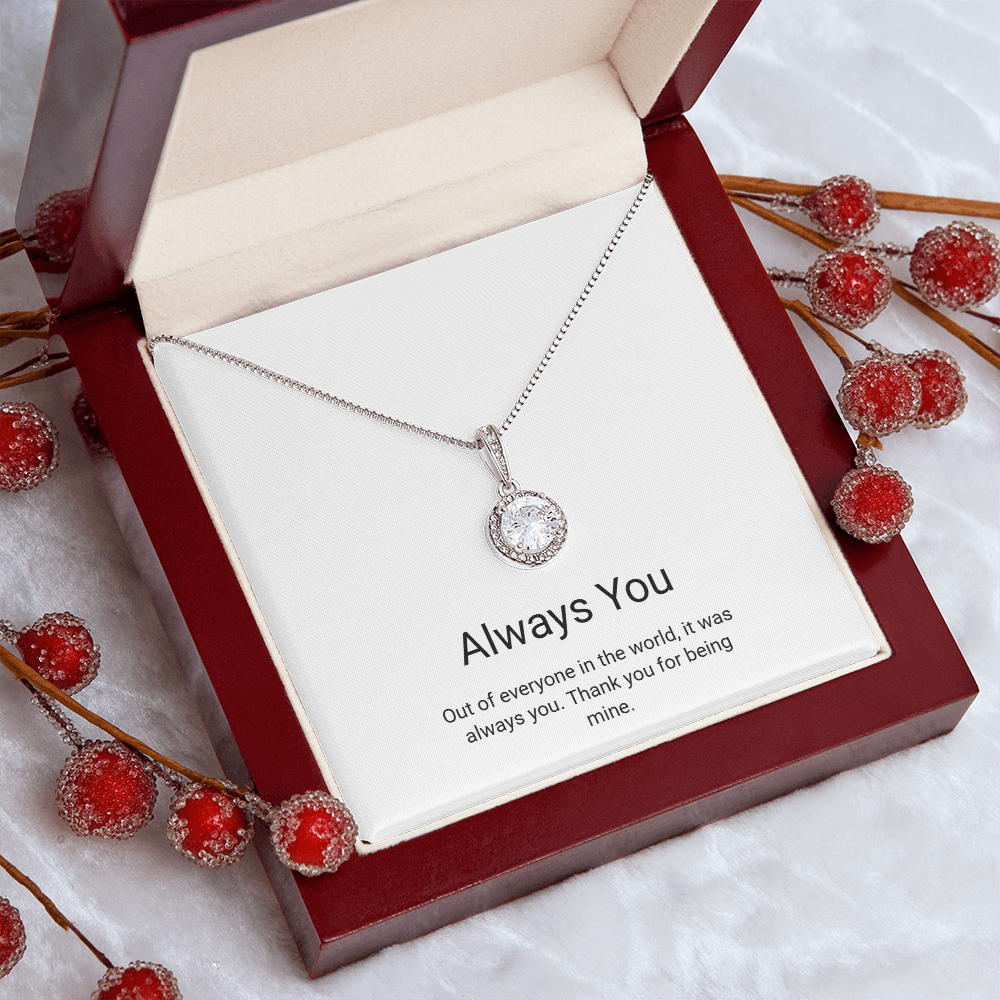 Eternal Hope Halo Necklace — Always You