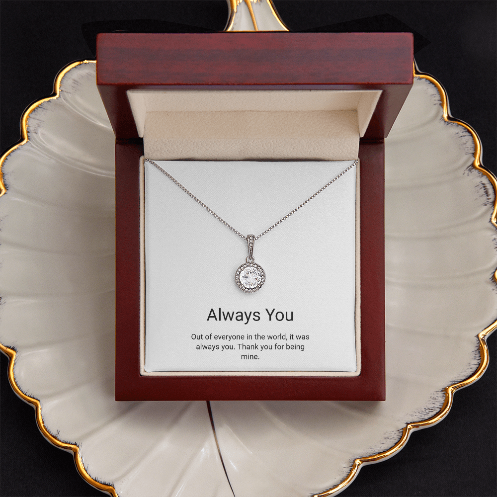 Eternal Hope Halo Necklace — Always You