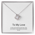 Love Knot Necklace — To My Love