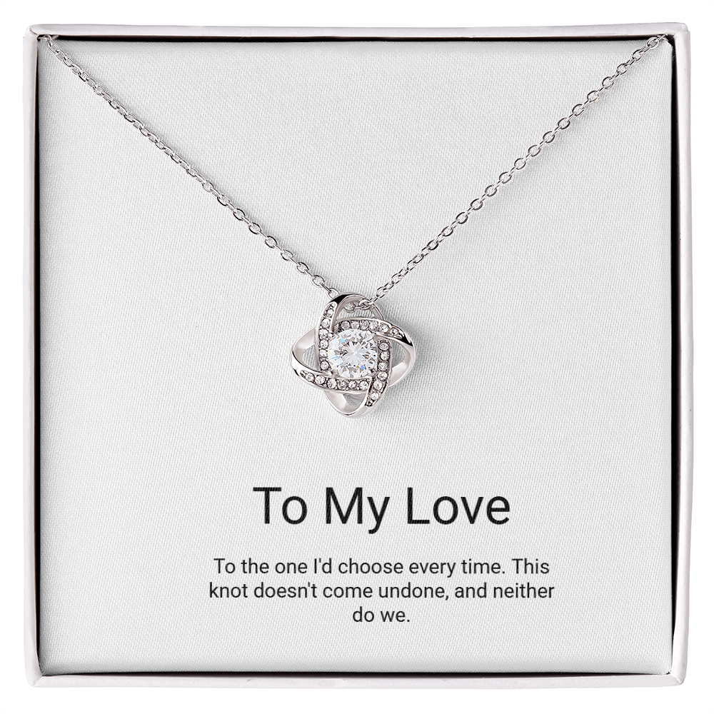 Love Knot Necklace — To My Love
