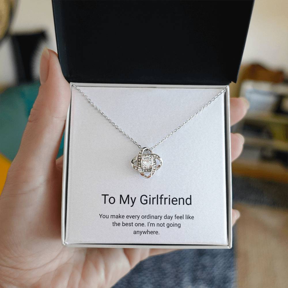 Love Knot Necklace — To My Girlfriend