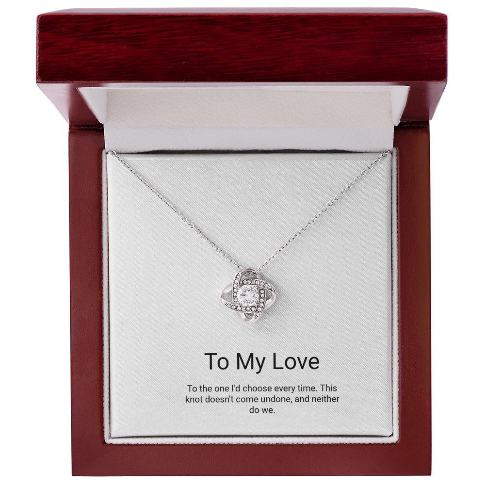 Love Knot Necklace — To My Love