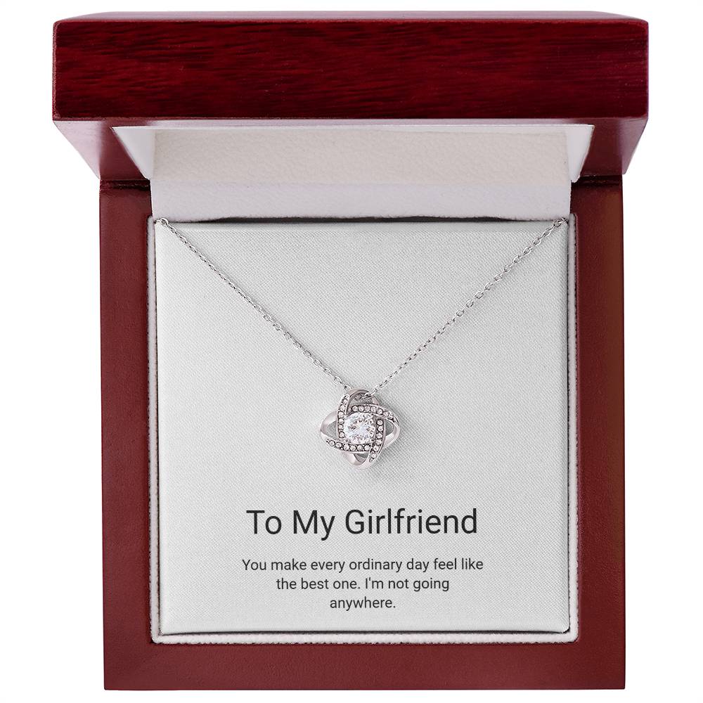 Love Knot Necklace — To My Girlfriend