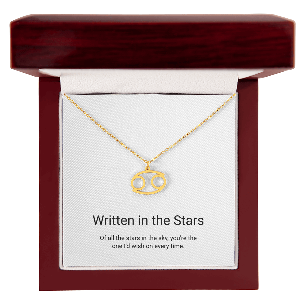 Zodiac Sign Necklace — Written in the Stars
