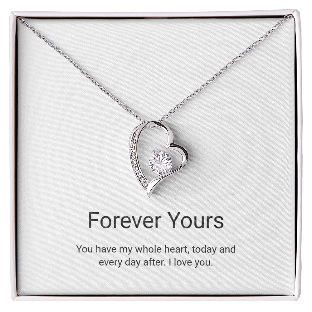 Forever Love Heart Necklace — Forever Yours