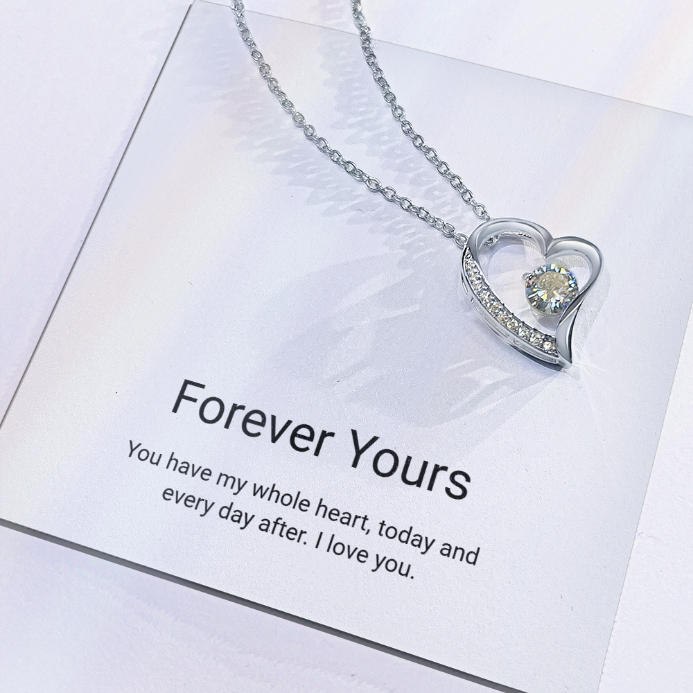 Forever Love Heart Necklace — Forever Yours