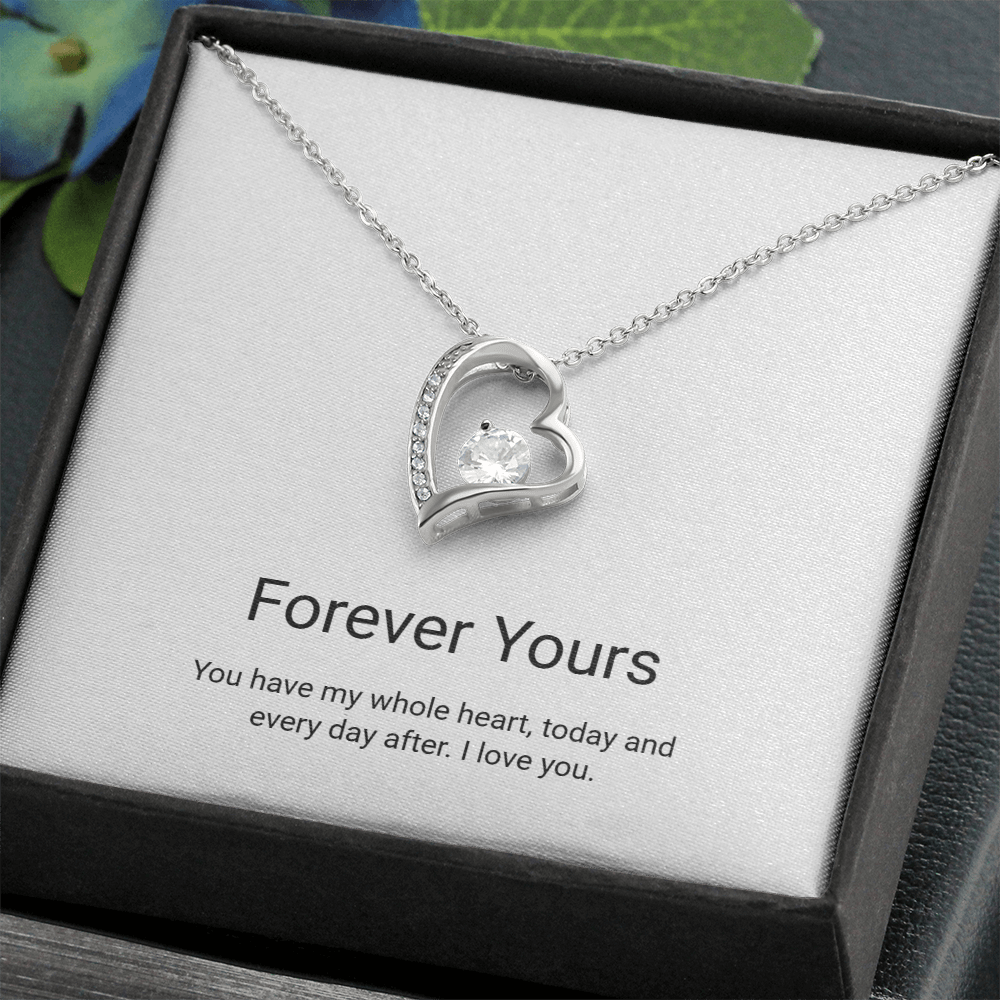 Forever Love Heart Necklace — Forever Yours